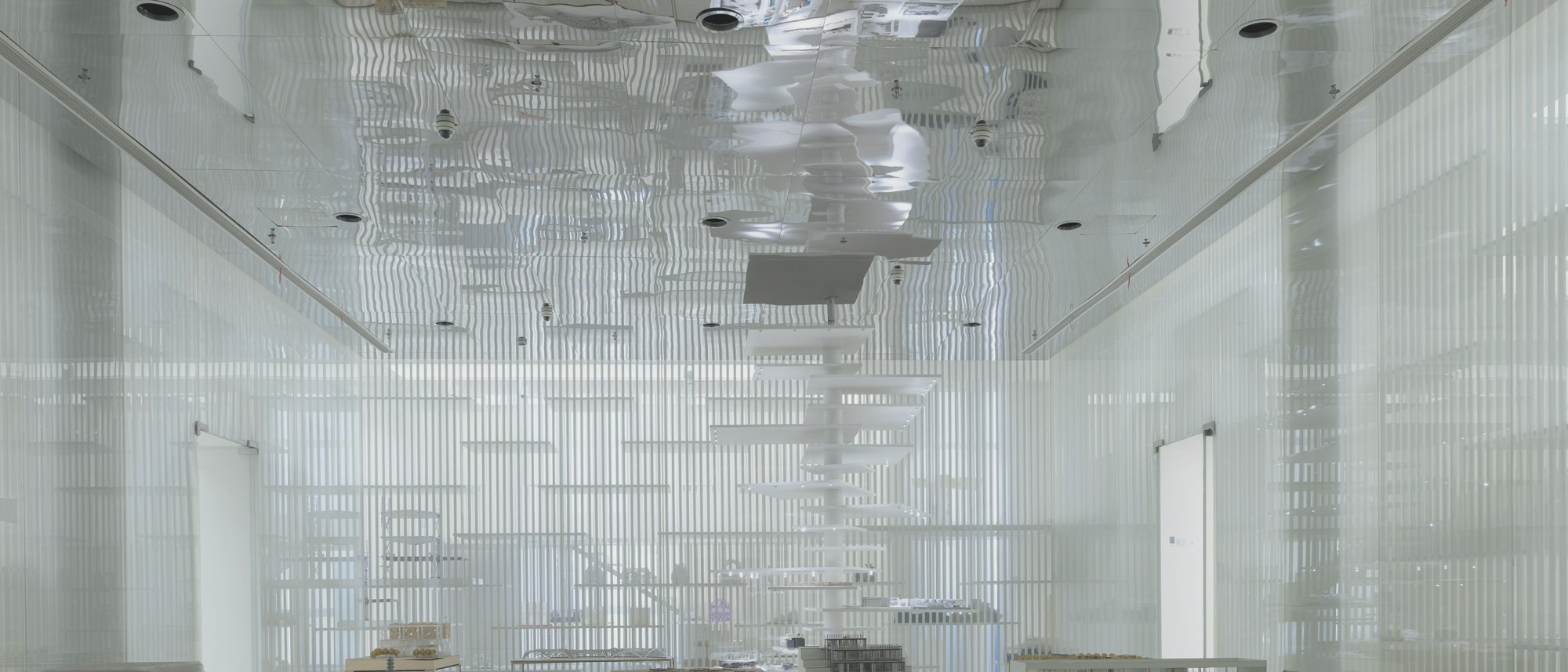 A quiet architectural gallery space