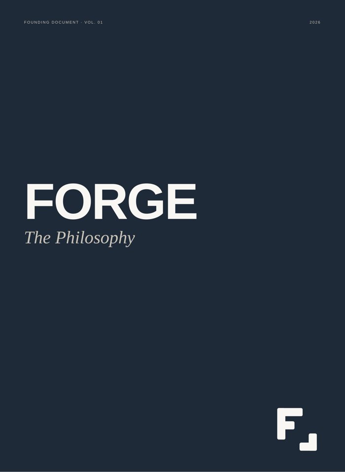 Forge, The Philosophy, cover